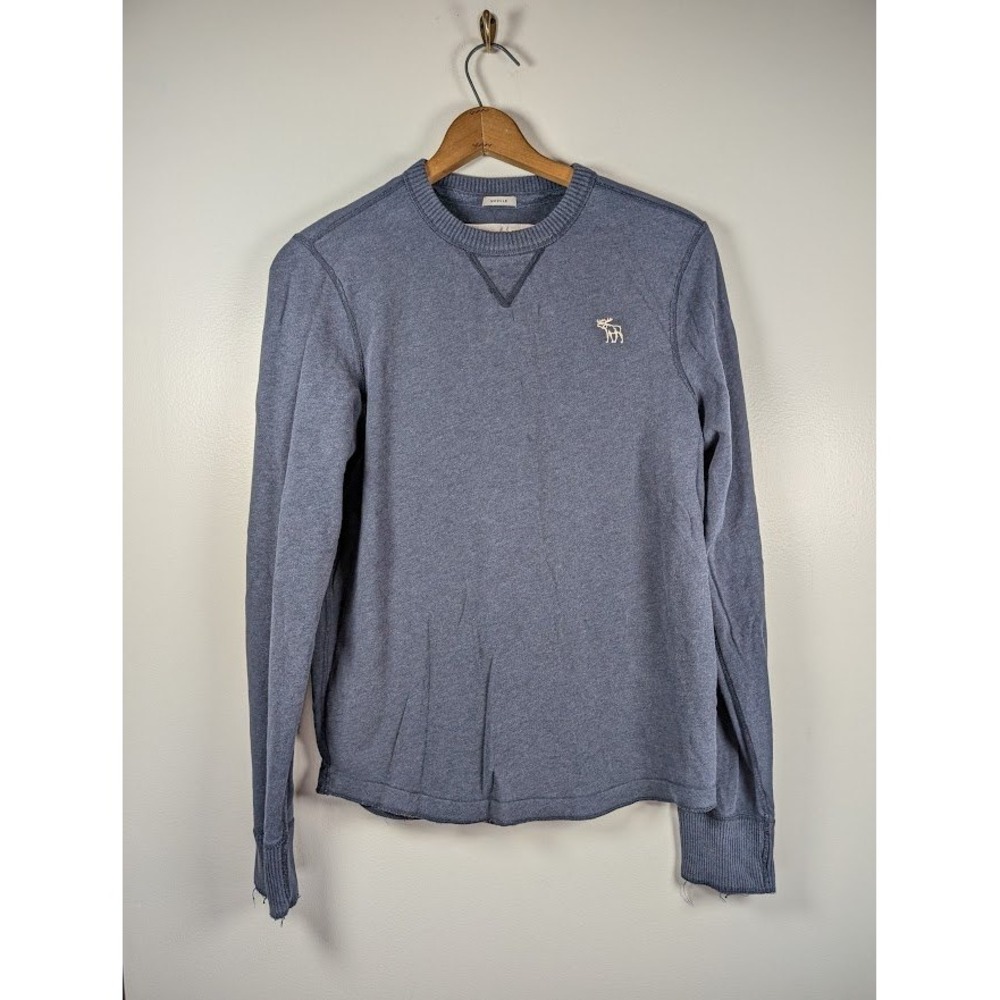 Y2K Abercrombie & Fitch Mens Muscle Sweater Size XL Moose Logo Shirt Knit Preppy